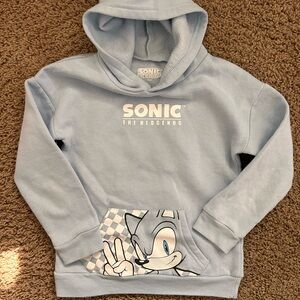Sonic the Hedgehog Light Blue Kids Hoodie